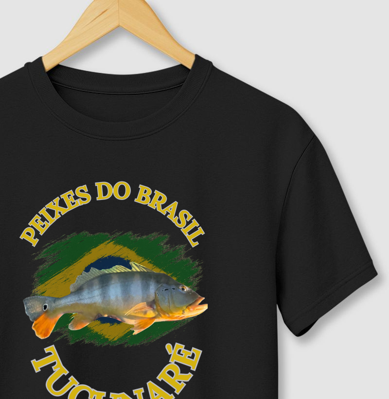 CAMISETA PEIXES DO BRASIL TUCUNARÉ