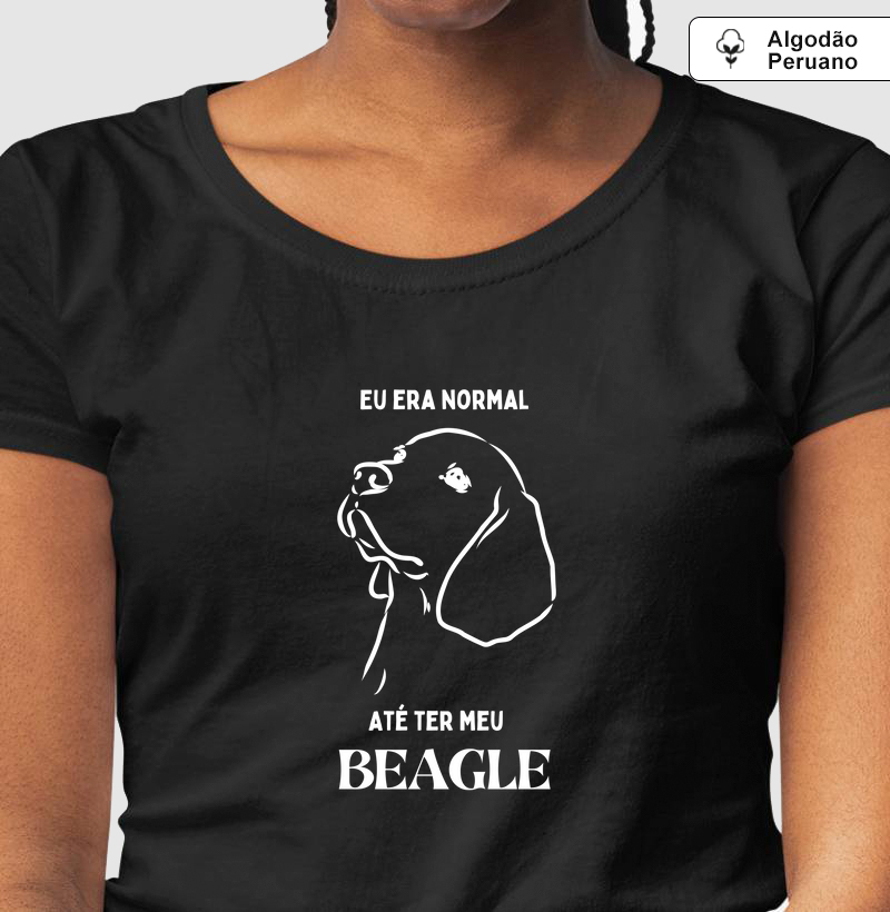 Camiseta premium até ter meu beagle
