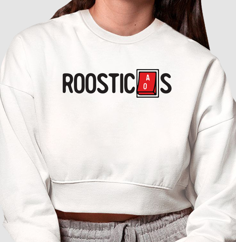 Cropped Moletom Modo Roosticas