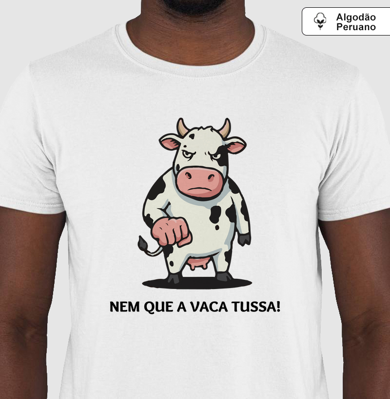 Camiseta Algodão Peruano - Avareza - Vaca