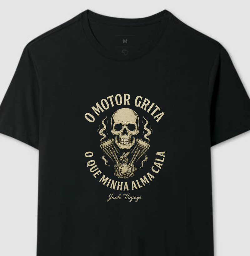 O motor grita o que minha alma cala