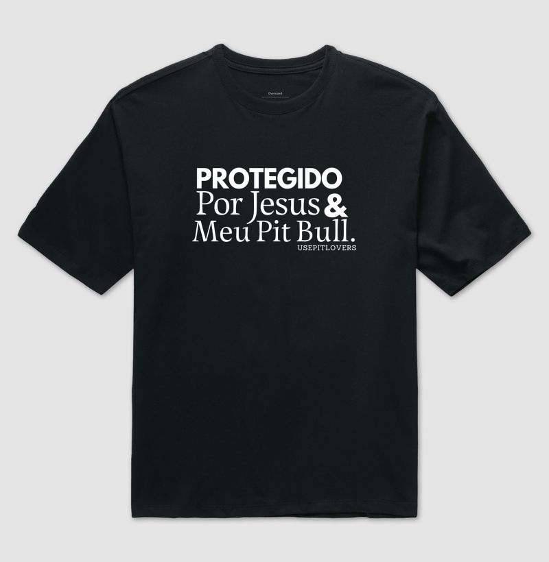 PROTEGIDO POR JESUS E MEU PIT BULL