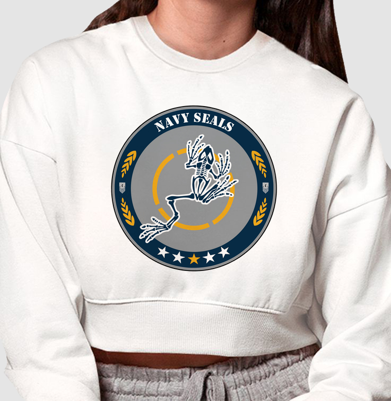 NAVY SEALS/ Cropped Moletom