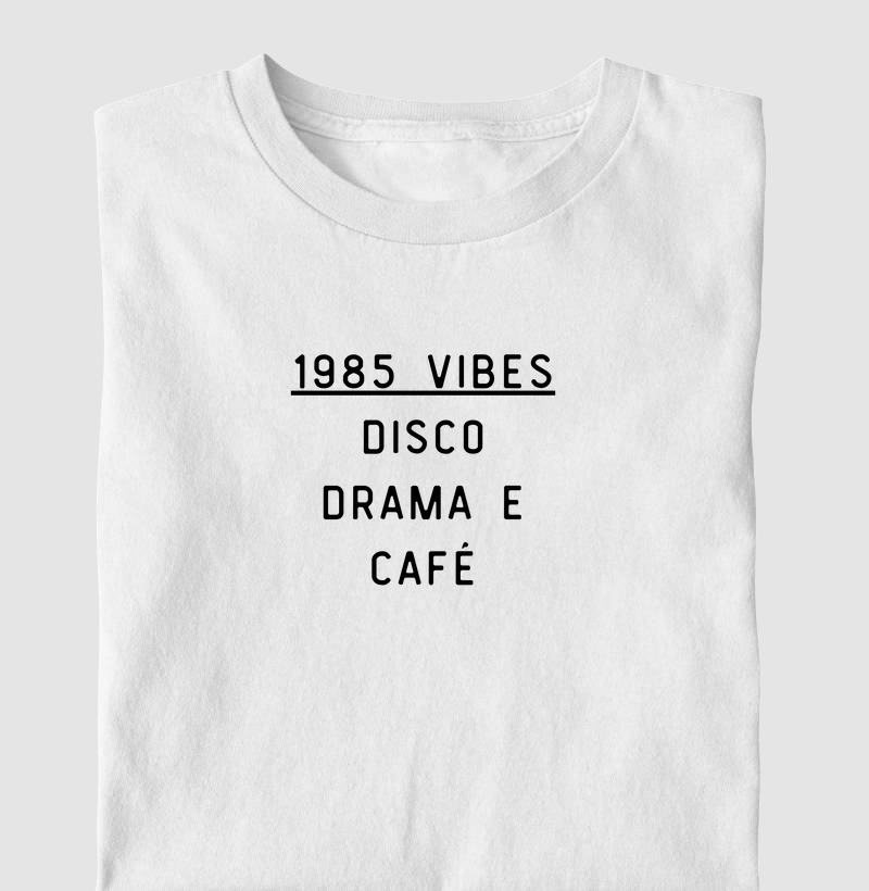 1985 vibes: disco, drama e café