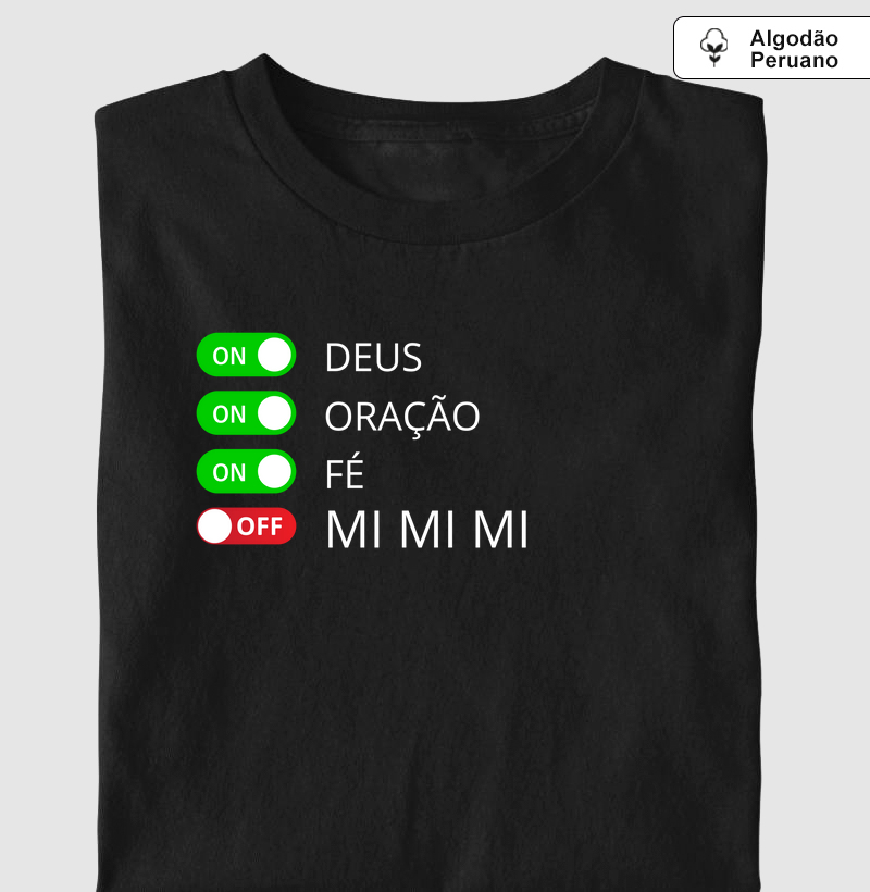 "Deus Oração Fé Mi Mi Mi"