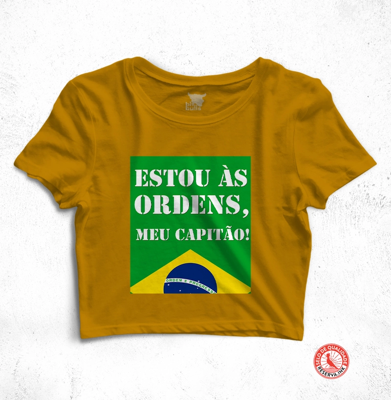 Cropped Capitão & Bandeira