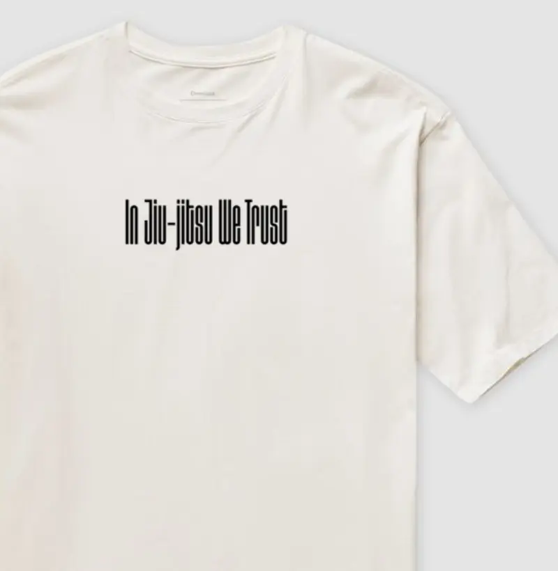 Camiseta Oversized In Jiu-jitsu We Trust