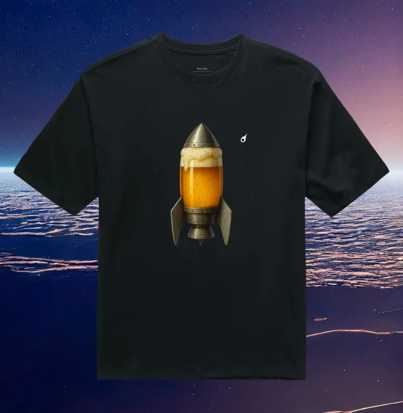Camiseta Oversized Brós FOGUETE BEER