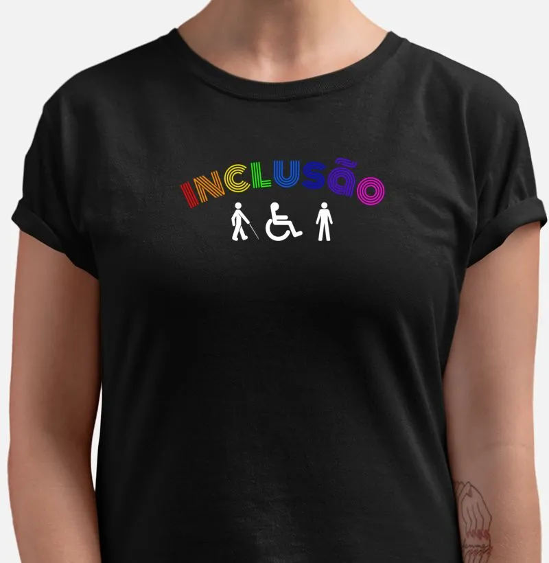 Camiseta Inclusão (Colorida)