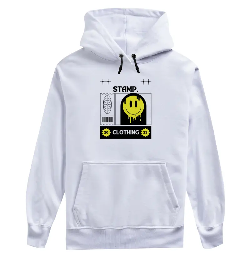 MOLETOM STAMP. YELLOW SMILE