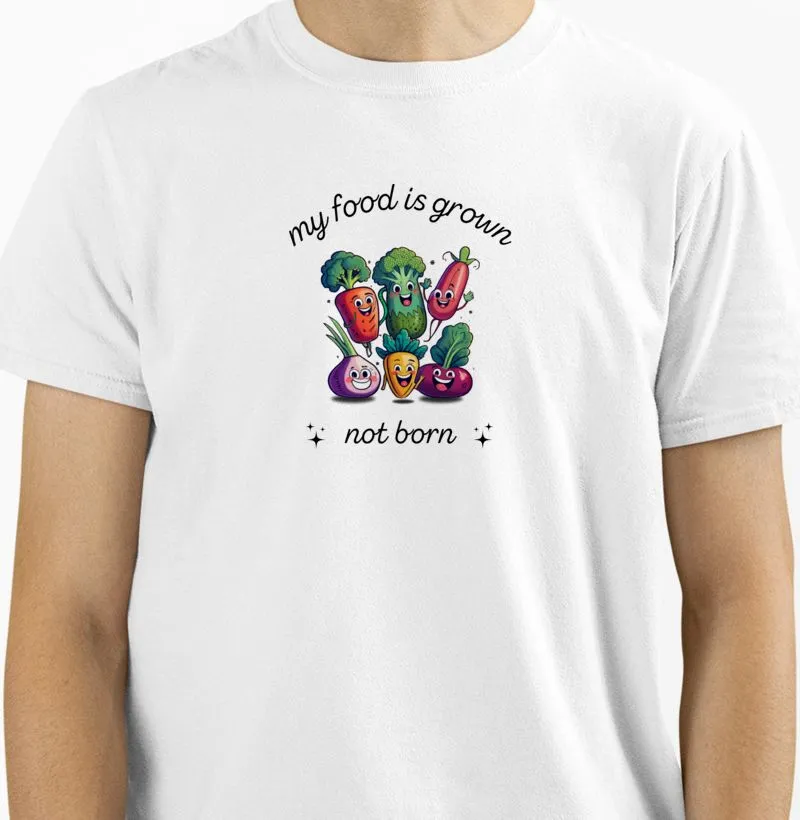 My food is grown not born   