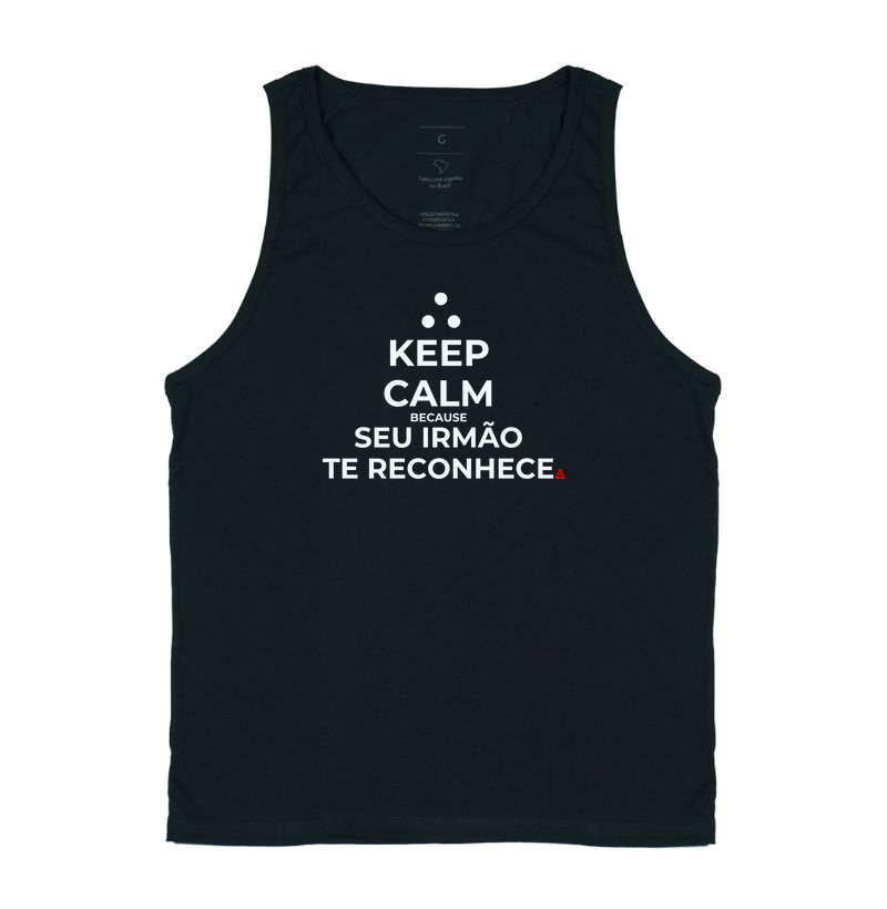 Camiseta Regata Keep Calm 1 - Mr. GADU