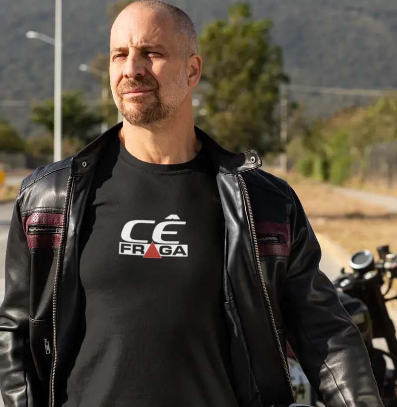 T-Shirt Masculino Preta - Cê Fraga