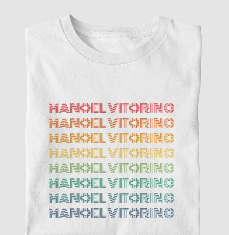 Manoel Vitorino Letreiro Retrô