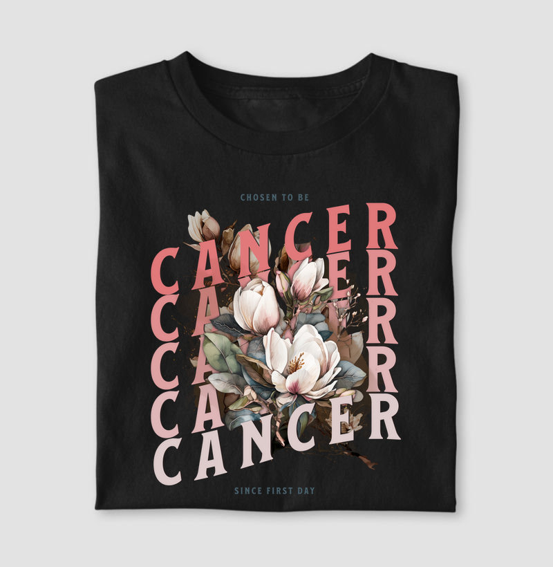 Camiseta Signos CÂNCER - CANCER FLOWER