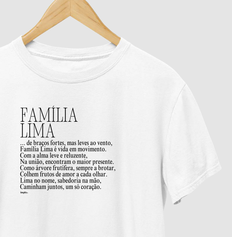 FAMÍLIA LIMA | Algodão Premium