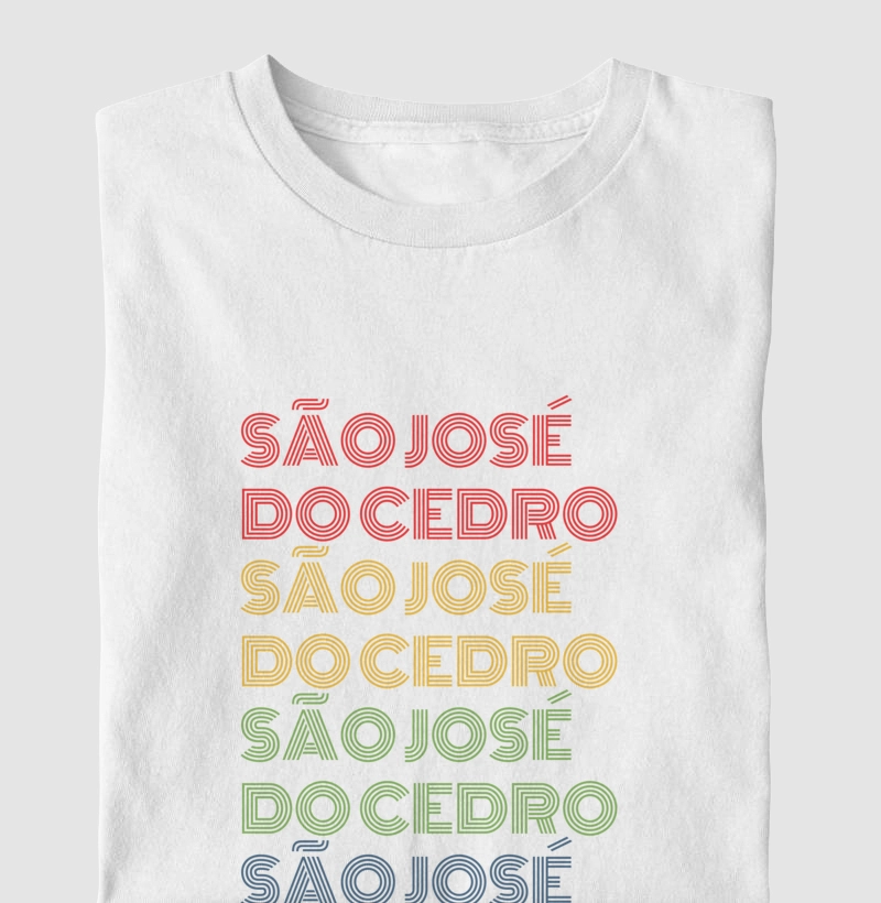 São José do Cedro Letreiro Retrô
