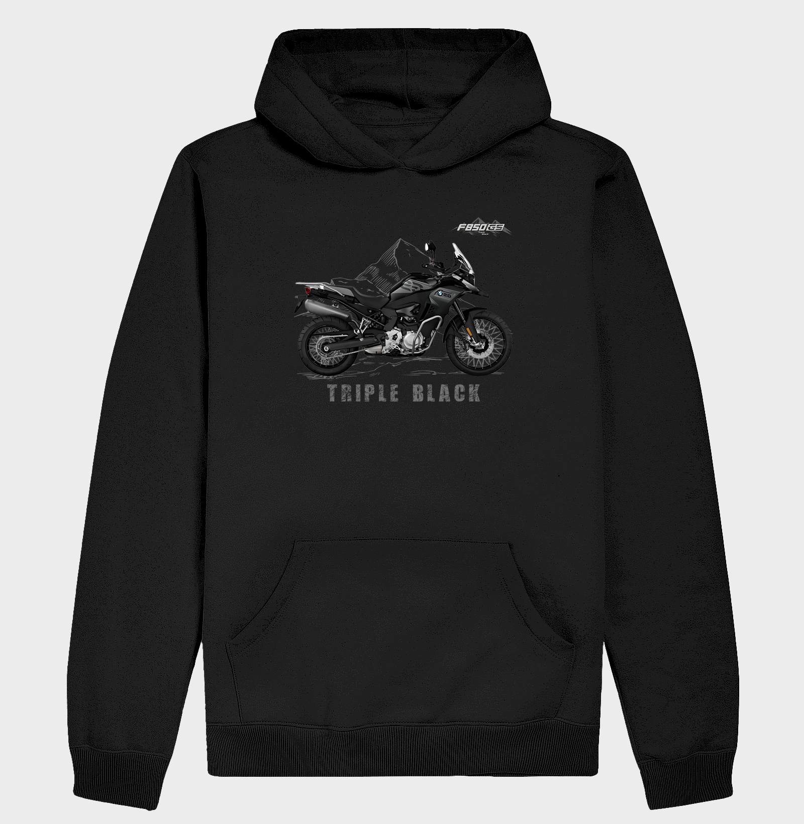 Moletom Hoodie GS F850 Triple Black