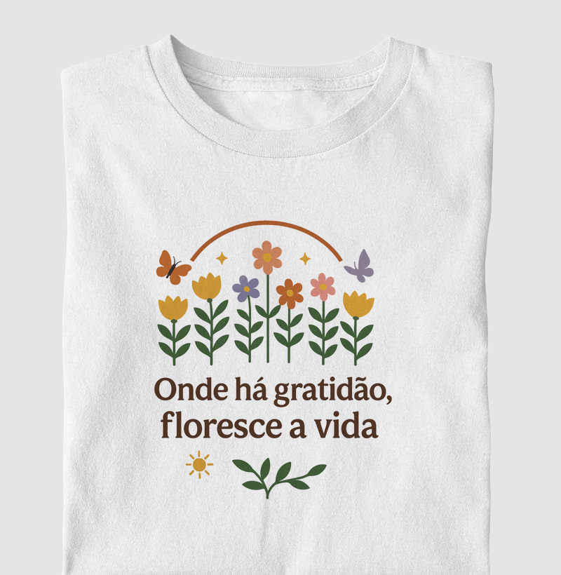 Flores e gratidão