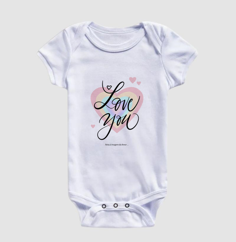 Body Infantil Love You 