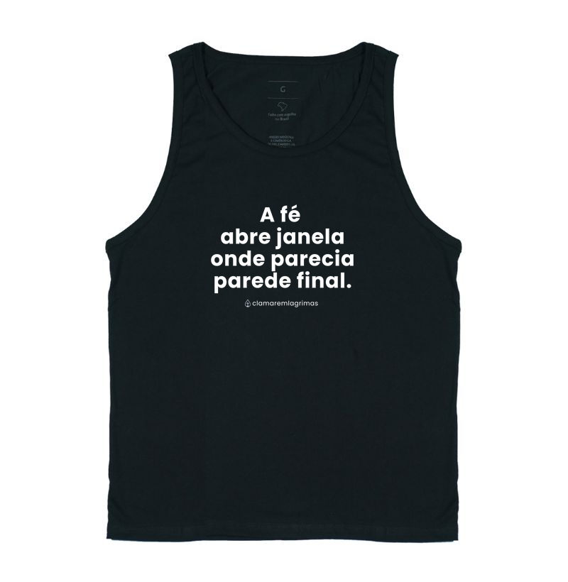 A fé abre janela onde parecia parede final