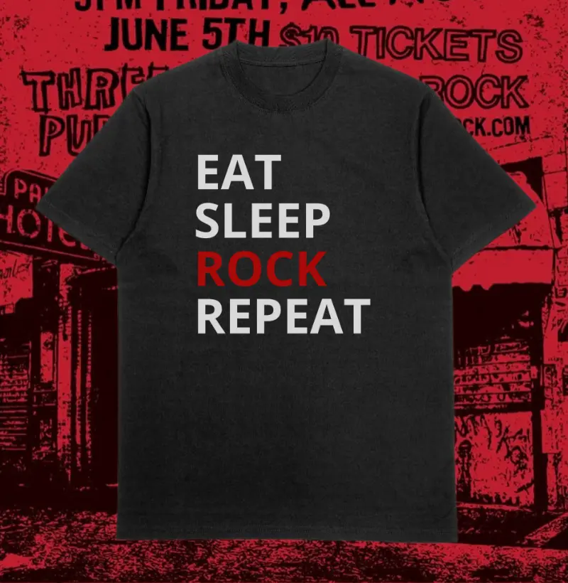 EAT SLEEP ROCK REPEAT