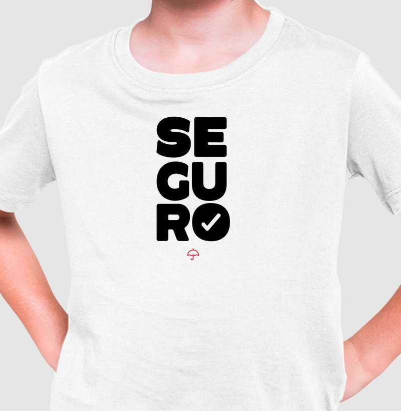 Seguro - Mais Seguro (Camiseta Infantil)