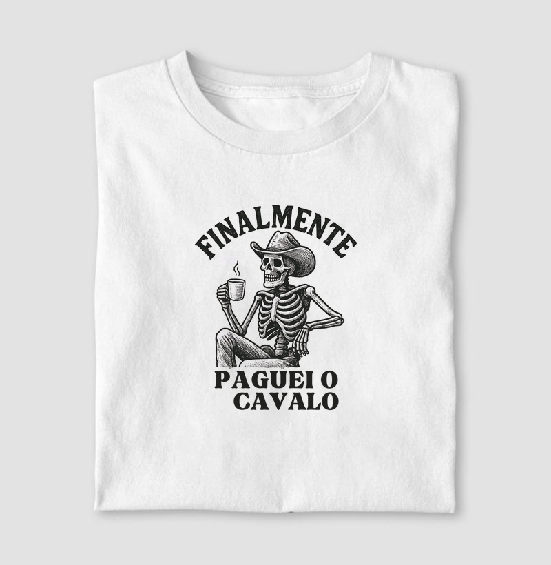 Finalmente paguei o cavalo - algodão 30.1