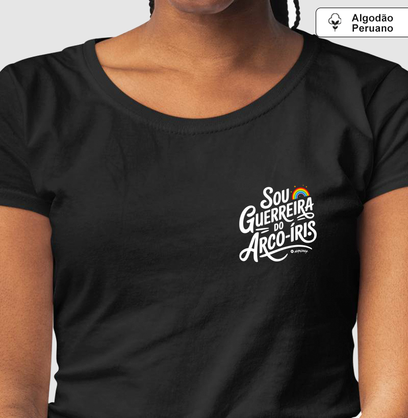 Sou Guerreira do Arco-Íris Minimalista
