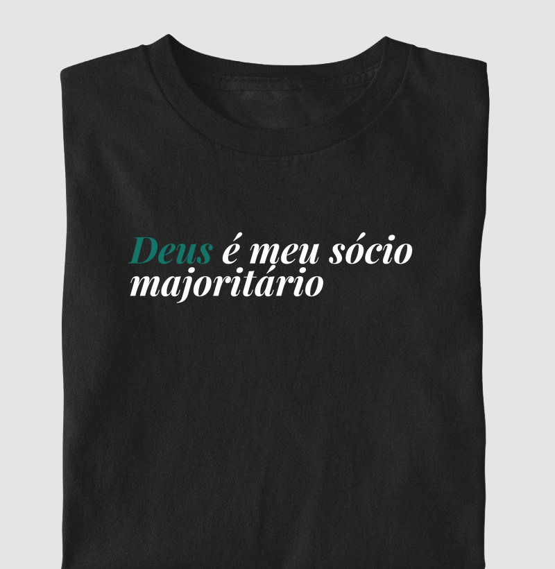 Deus é meu sócio majoritário