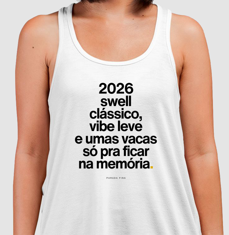 2026 swell clássico, vibe leve e umas vacas só pra ficar na memória.