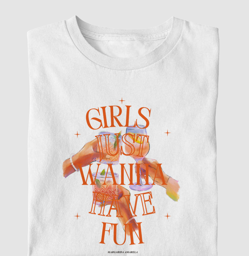 Camiseta Infantil - Girls Just Wanna Have Fun — Cyndi Lauper