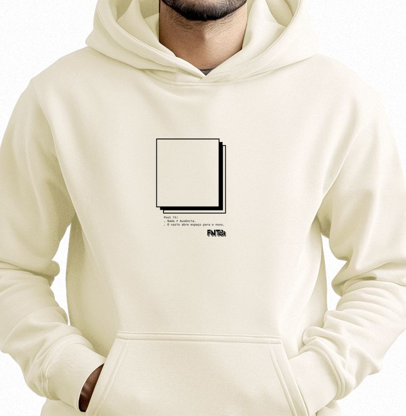MOLETOM HOODIE SLIM "CAOS" / POST IT