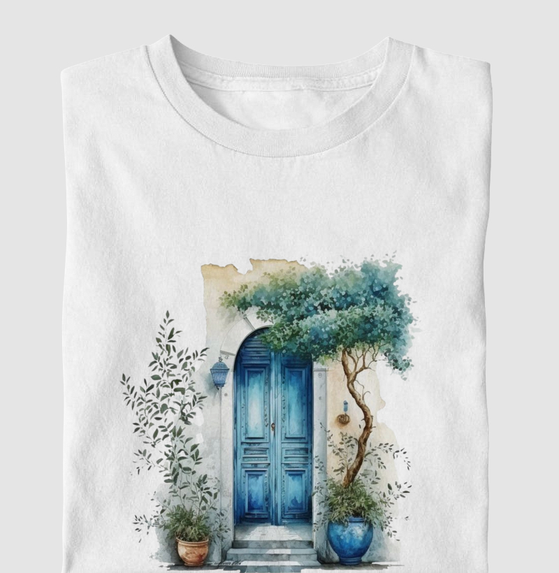 Blue door
