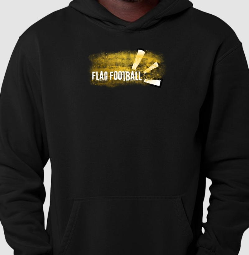 Hoodie Moletom "FlagFootball Golden Dust"