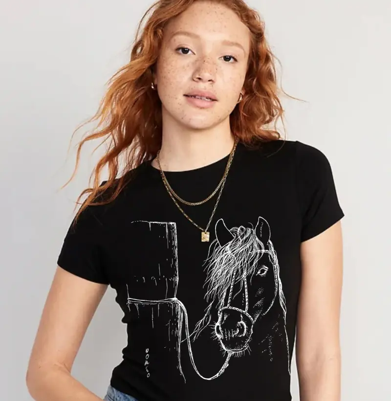 camiseta feminina / crioulo