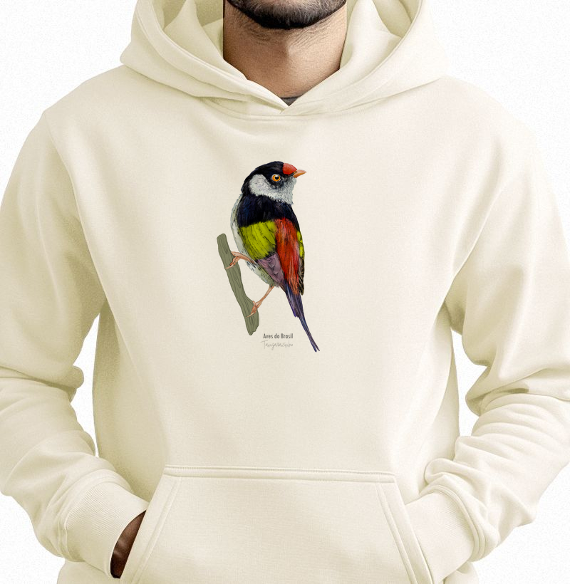Aves do Brasil - Tangarazinho - Moletom Hoodie