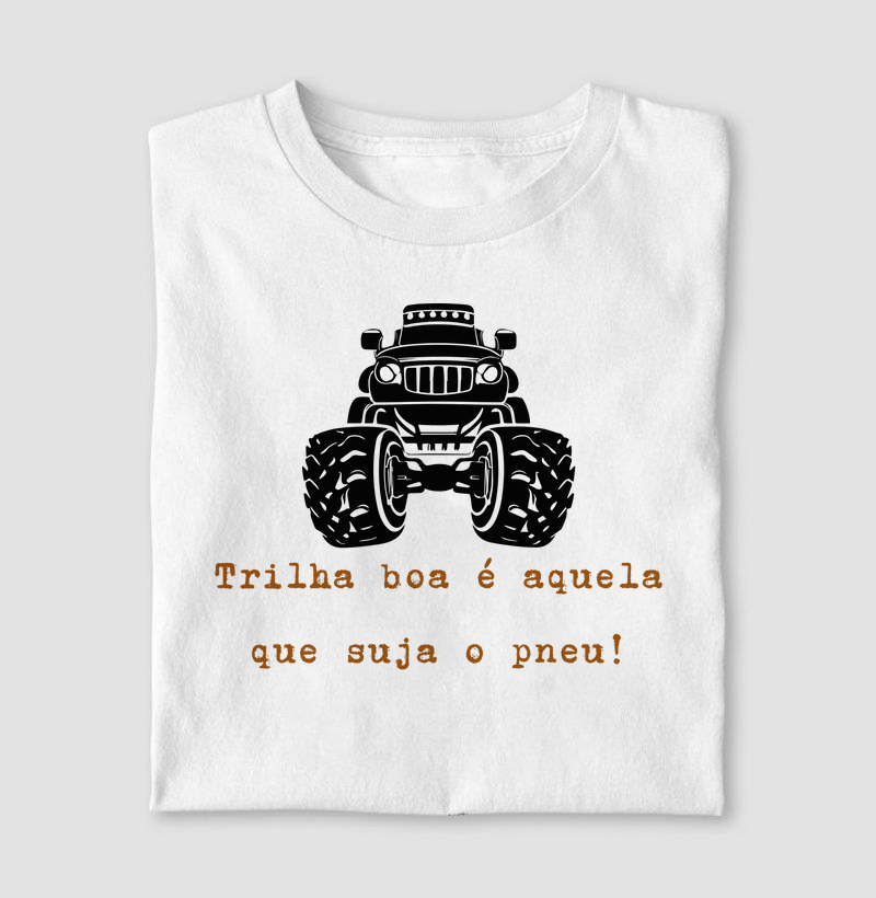 Trilha boa é a que suja o Pneu