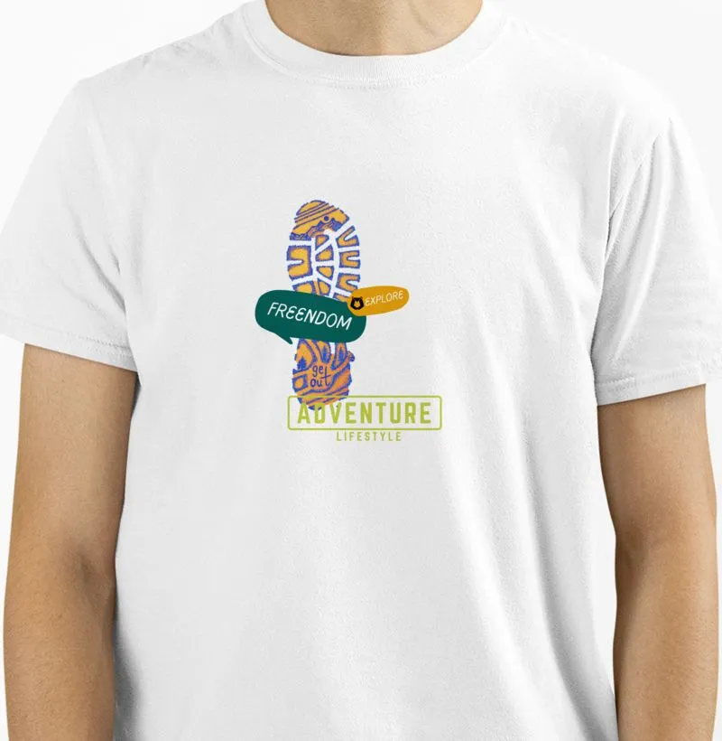 camiseta pegada de aventura