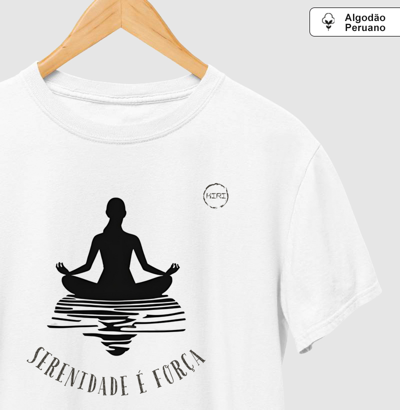 Camiseta Premium KIRI - Serenidade é Força - Min