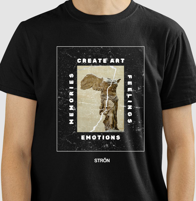 Camiseta Arte Vitória de Samotrácia