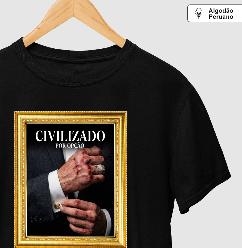 Camiseta Algodão Peruano The Gentleman