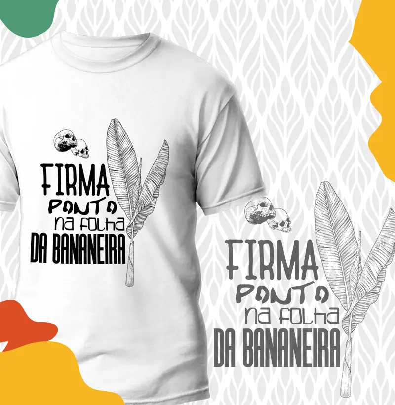 firma ponto na folha da bananeira