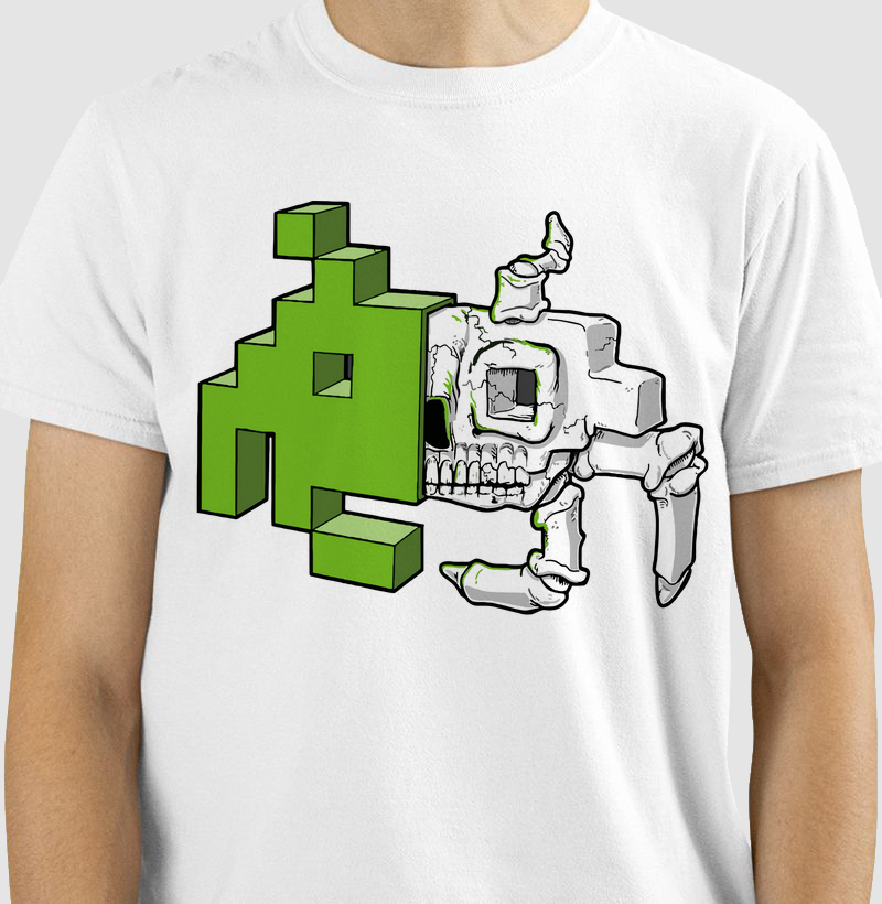 Camiseta Space Invaders