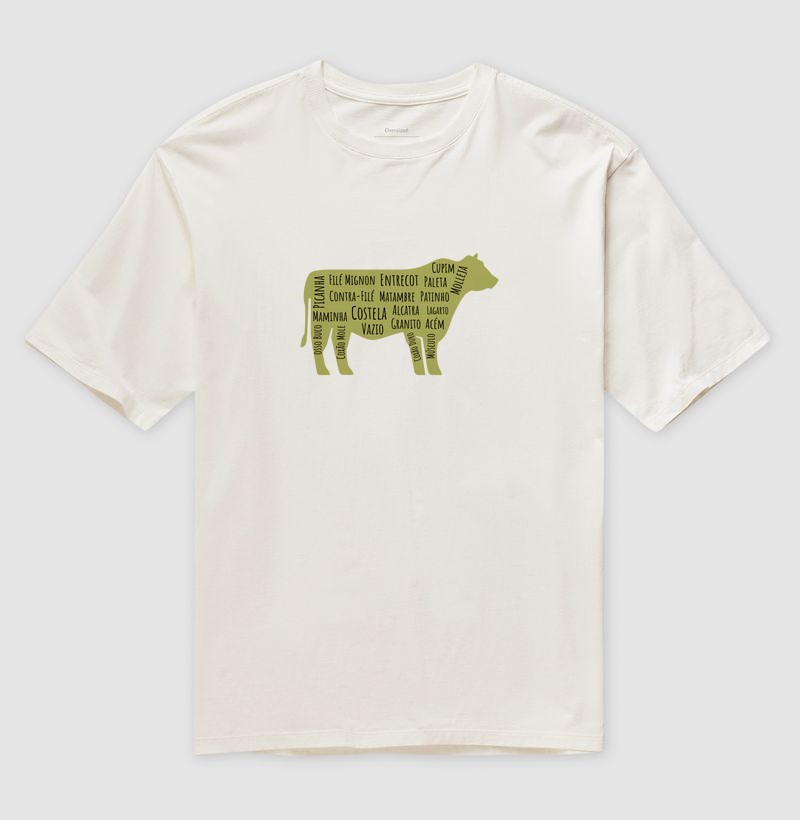 Camiseta Cortes de Carne (oversized)
