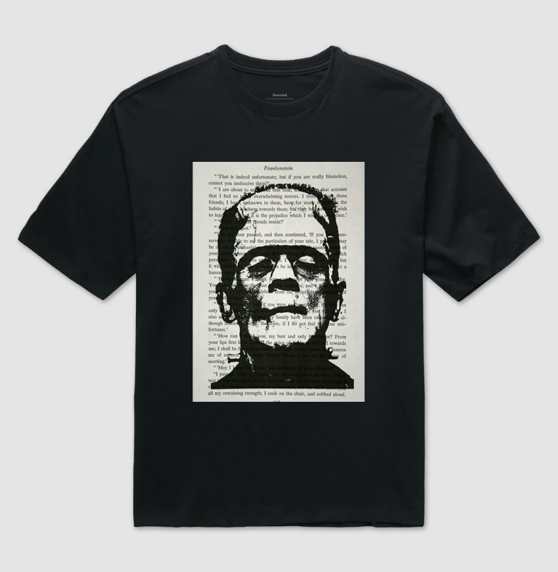 Camiseta Oversized - Frankenstein
