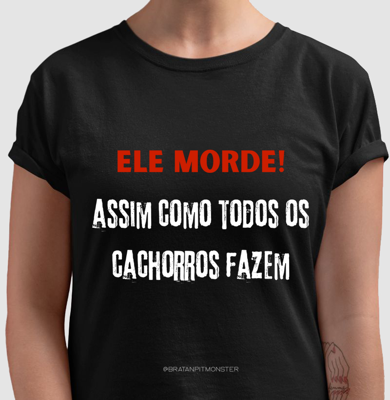 Ele morde T-shirt