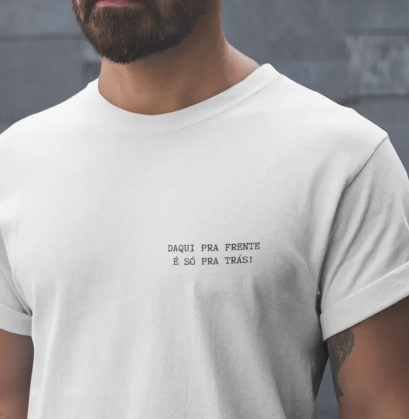 Camiseta ZP Estampada Daqui Pra Frente
