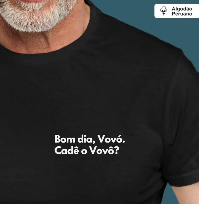 Bom dia, Vovó. Cadê o Vovô? (minimalista)