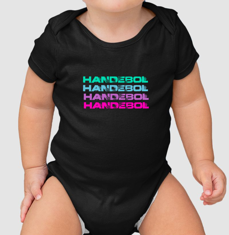 Body Infantil de Handebol - HANDEBOL DIGITAL COLOR